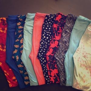 NWT - 10 pairs OS Lula leggings!! - Fish